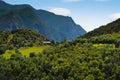 Spanish Pyrenees landscape between Espot and ValÃÂ¨ncia d`Ãâ¬neu Royalty Free Stock Photo